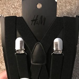 H&M Black Suspenders
